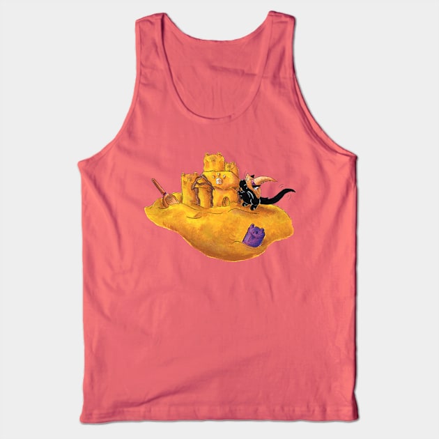 The Witch's Sandcastle Tank Top by KristenOKeefeArt